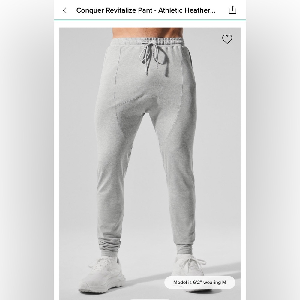 Alo Yoga Men’s Conquer Revitalize Pant (NWT)